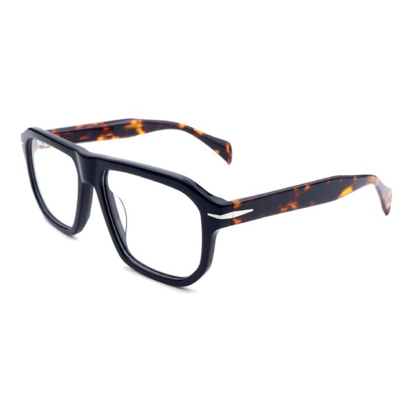 Acetate Glasses VG5049 C4, Black Frame, Tortoise Temples