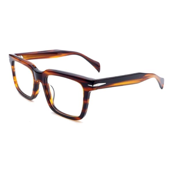 Acetate Glasses VG5039 C2, Tortoise Shell, Square, Three-quarter View
