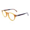 Acetate Glasses VG5044 C3, Amber, Pantos, Three-quarter View