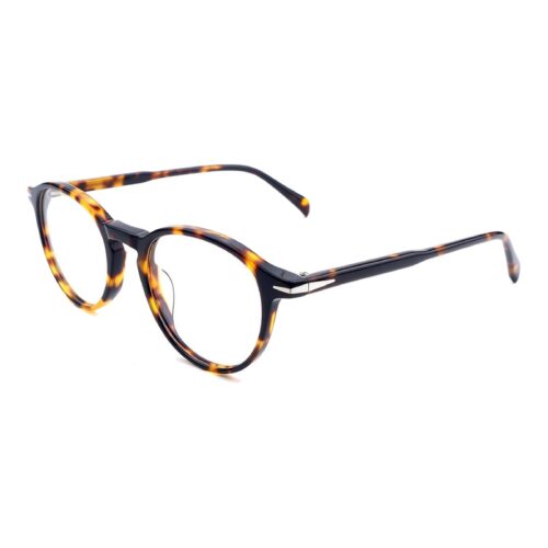 Acetate Glasses VG5045 C2, Tortoiseshell, Pantos, Three-quarter view