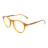 Acetate Glasses VG5045 C3, Amber, Pantos, Three-quarter view