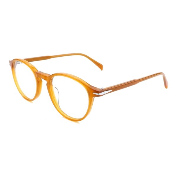 Acetate Glasses VG5045 C3, Amber, Pantos, Three-quarter view