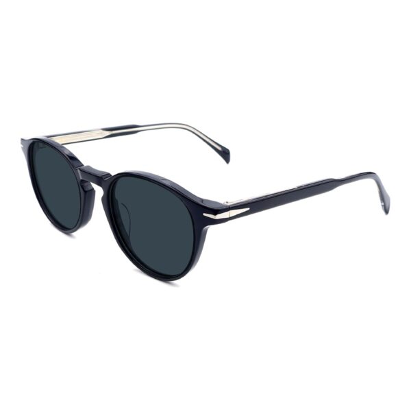 Acetate Sunglasses VG5044S C1, Black, Pantos, Three-quarter View