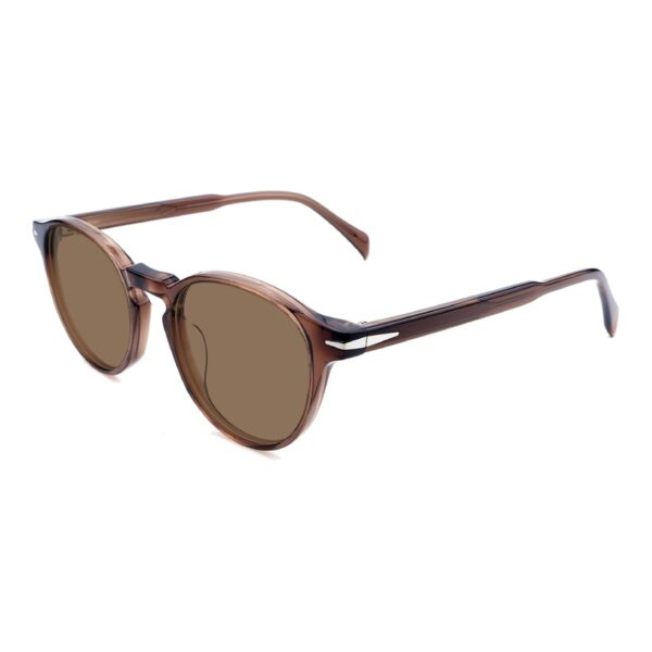 Acetate Sunglasses VG5044S C4, Brown, Pantos, Three-quarter View